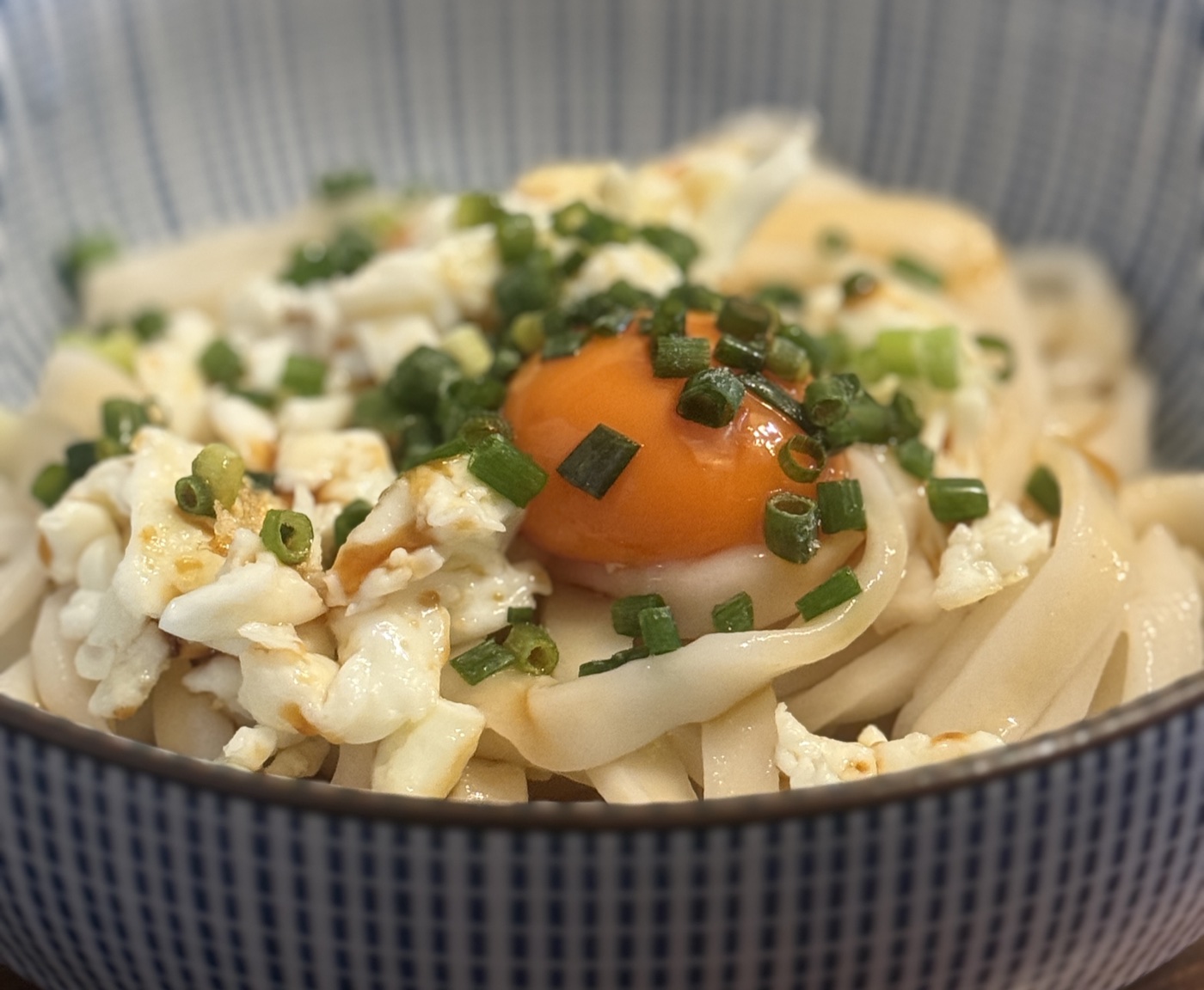釜玉風 米粉うどん